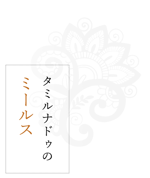 タミルナドゥのミールス