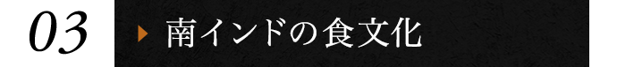 ③南インドの食文化